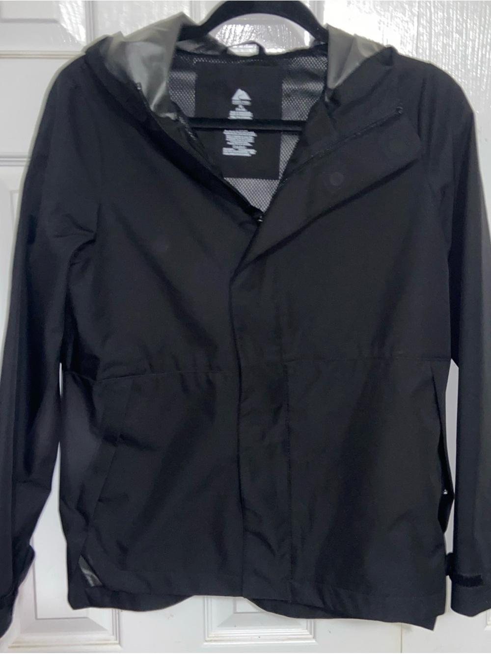 Ozark Trail Black Hooded Raincoat